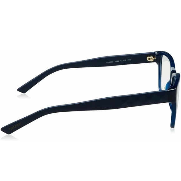 New DKNY Frames Dark Blue Acetate DY4660 3644 53 16 140 Glasses Unisex - Picture 4 of 8